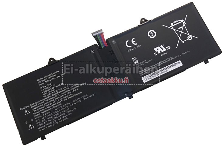 LG-LBK722WE(2ICP4/73/120) vaihtoakuista LG-LBK722WE(2ICP4/73/120) vaihtoakuista